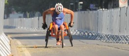 Atleta paralímpico faz evento-teste na Praia de Copacabana para os Jogos 2016 Tomaz Silva/Agência Brasil