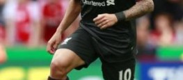 Buscar o artigo
Meia Philippe Coutinho, do Liverpool, durante partida contra o Stoke City pelo Campeonato Inglês. 09/08/2015

REUTERS/Jason Cairnduff