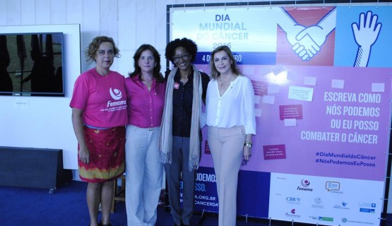 Voluntária, deputada Carmen Zanotto (PPS-SC), coordenadora da frente, Eunice Borges assessora de Relações Internacionais da ONU, e deputada Dâmina Pereira. (Foto: Facebook Dep. Damina)