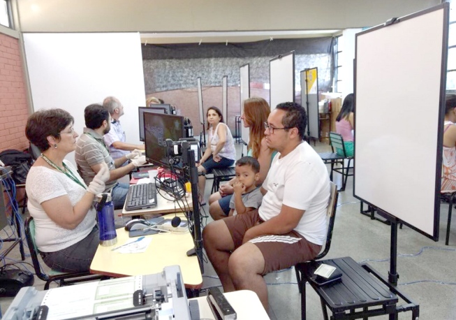 O objetivo do cadastramento das digitais é tornar a identificação do eleitor ainda mais segura (TRE-MG/Divulgação)